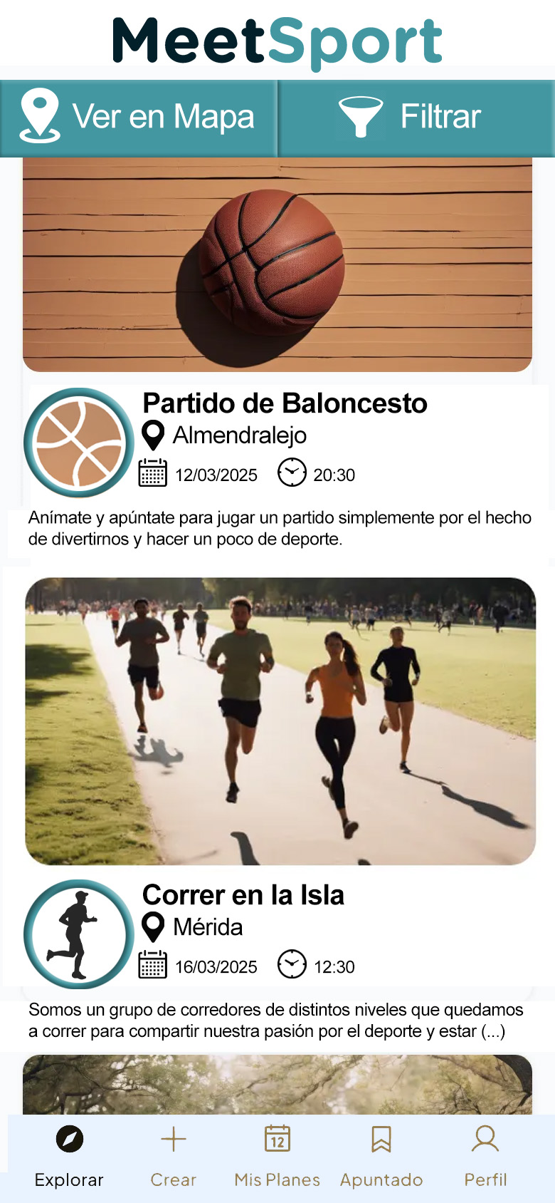 Explorar MeetSport